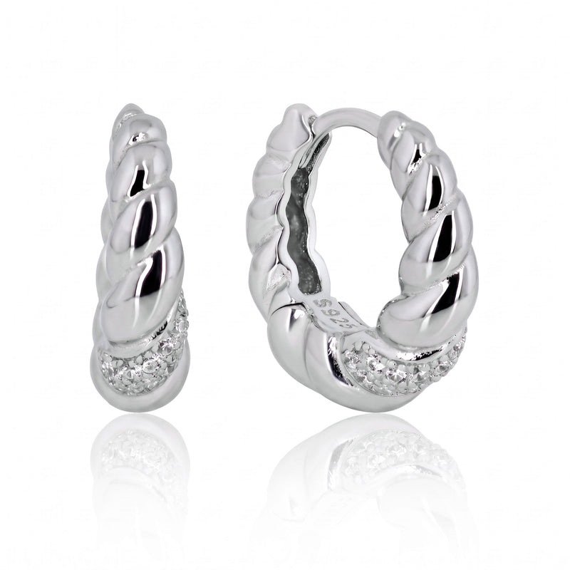 Silver earrings