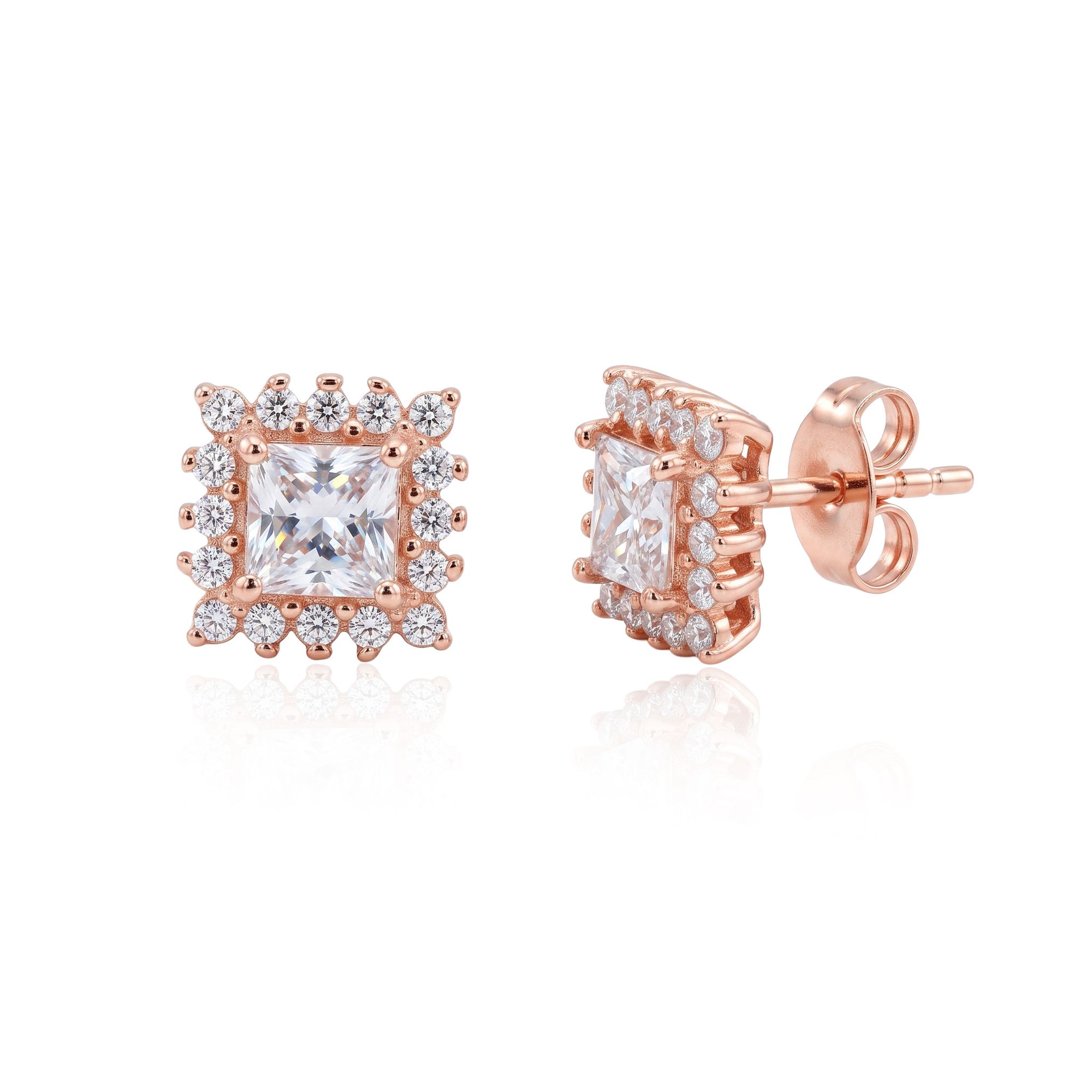 Silver earrings