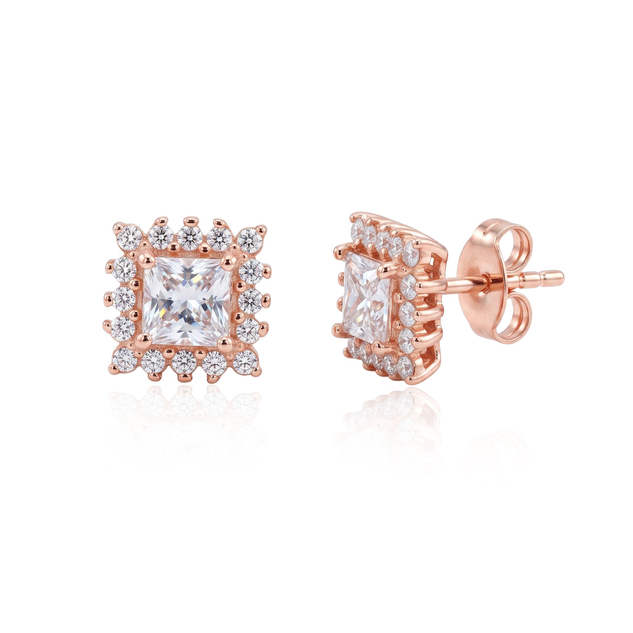 Silver earrings
