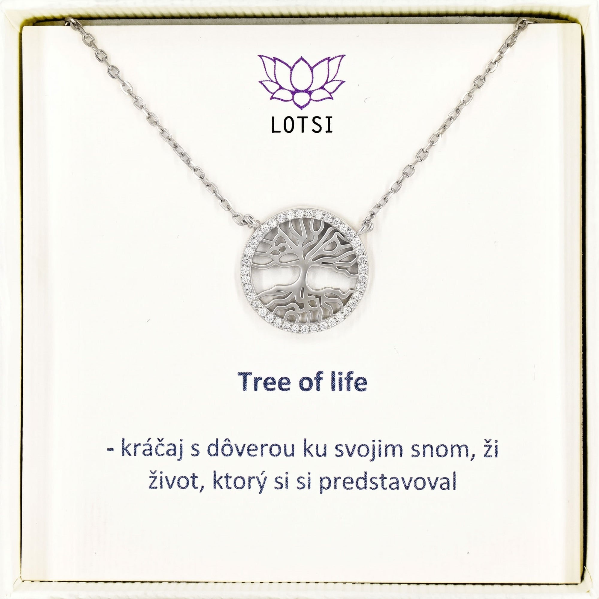 Silver chain Tree of life