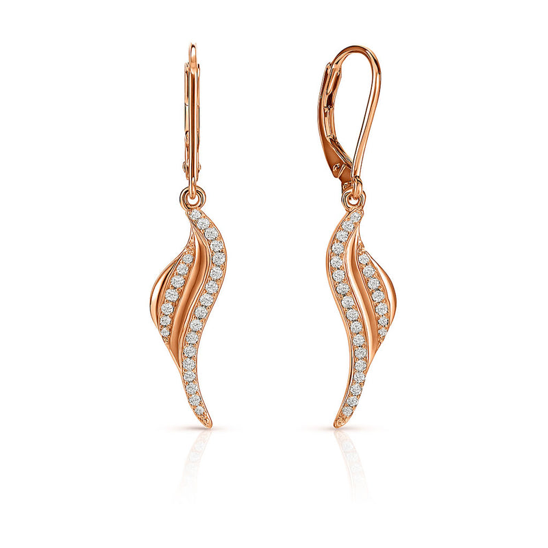 Silver earrings