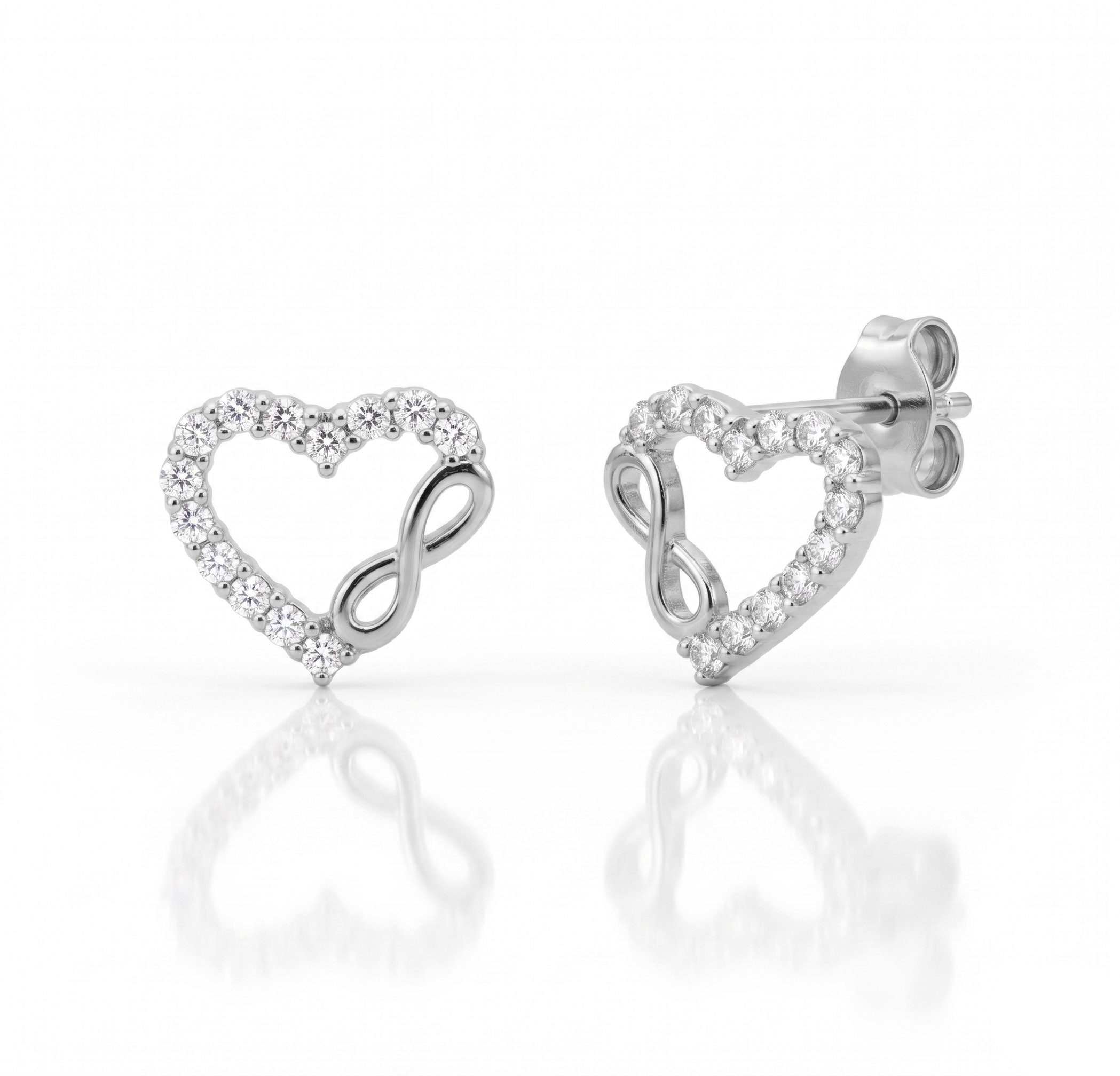 Silver earrings
