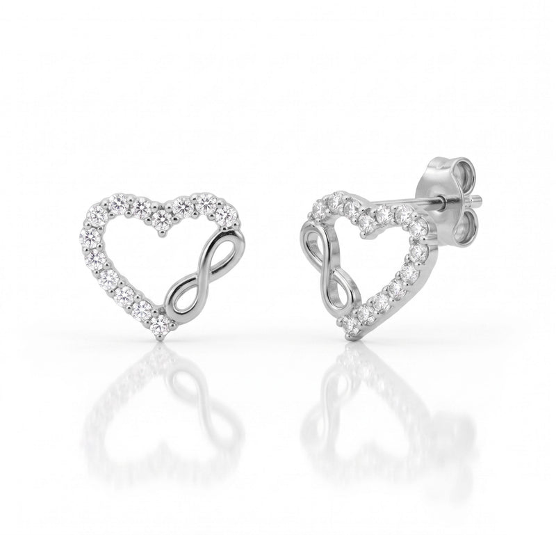 Silver earrings