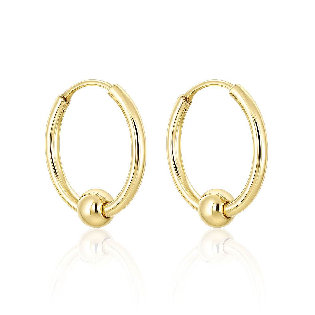 Silver earrings