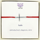 Silver bracelet Faith