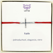 Silver bracelet Faith