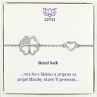 Silver bracelet Good luck