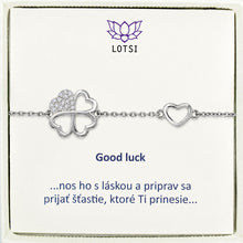 Silver bracelet Good luck