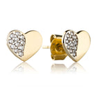 Gold earrings