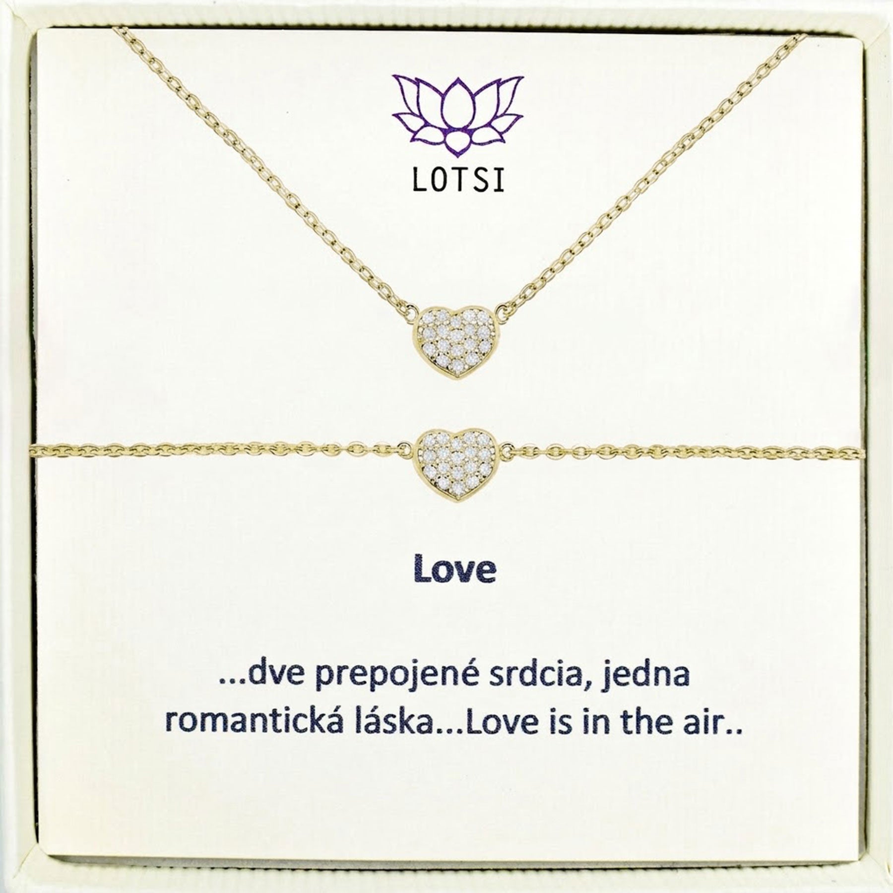 Silver set Love
