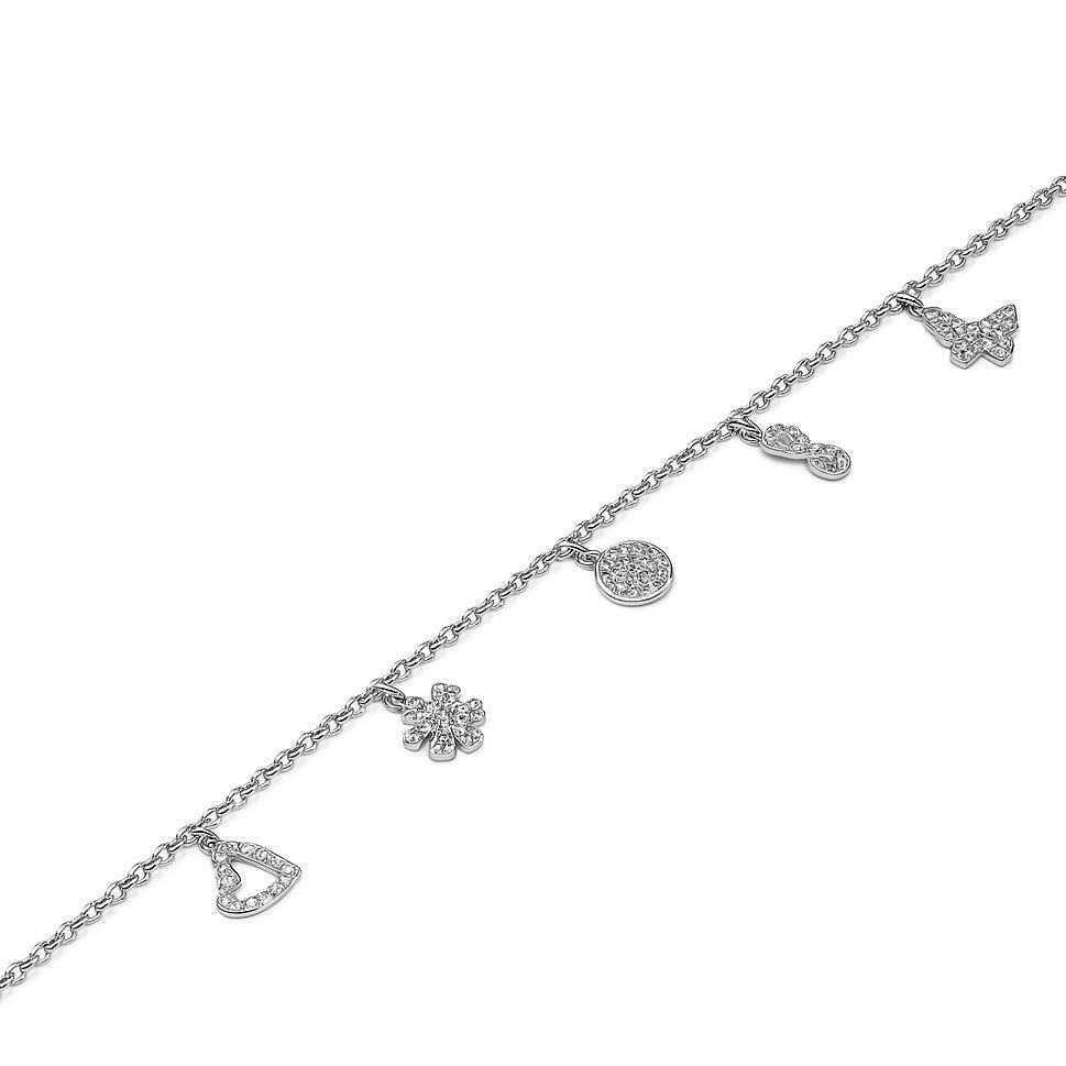 Silver bracelet Life moments