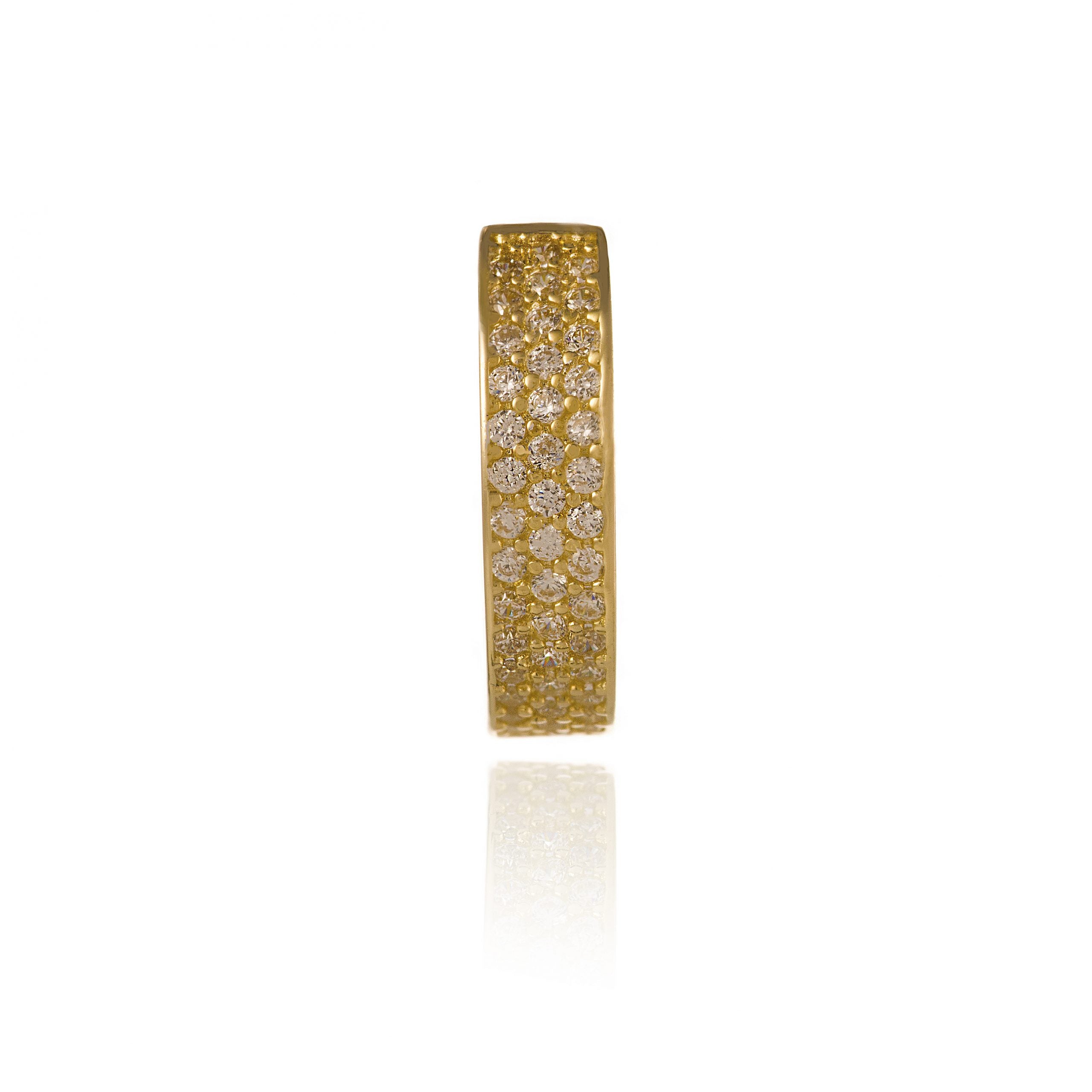 Gold earrings