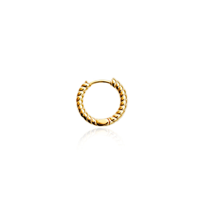 Silver hoop earrings