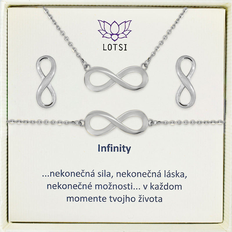 Infinity silver set