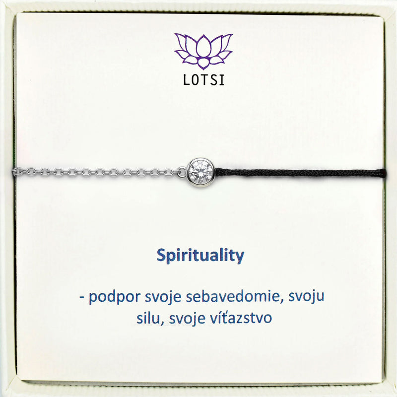 Silver Spirituality Bracelet