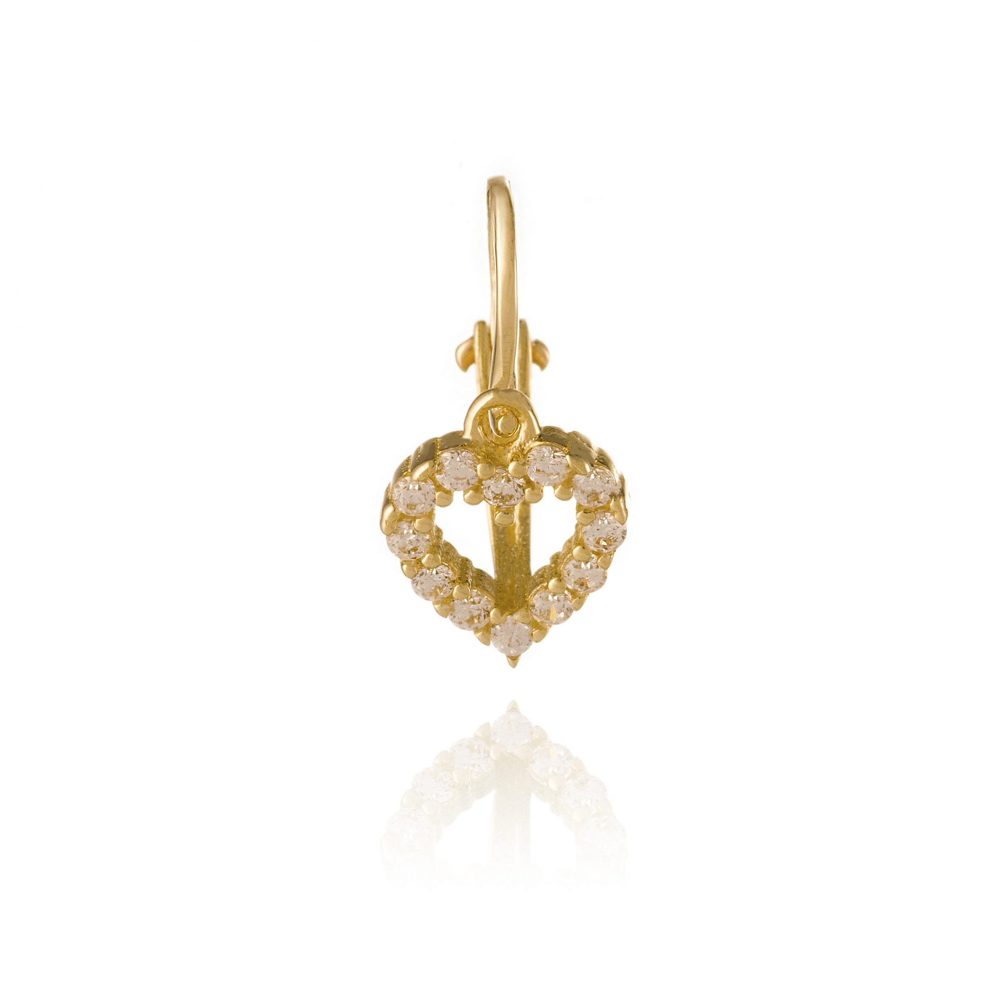 Gold earrings