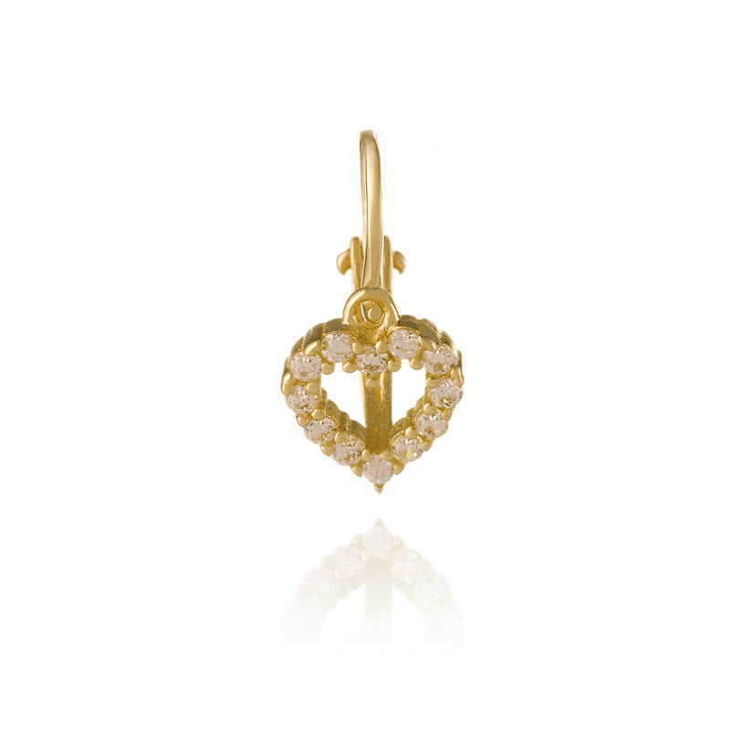 Gold earrings