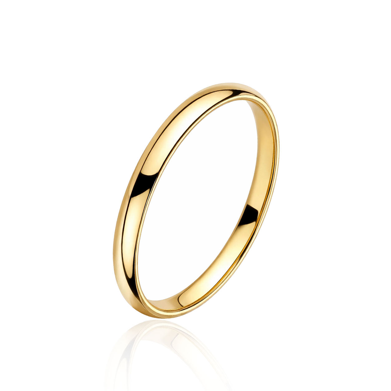 Gold rings - pair
