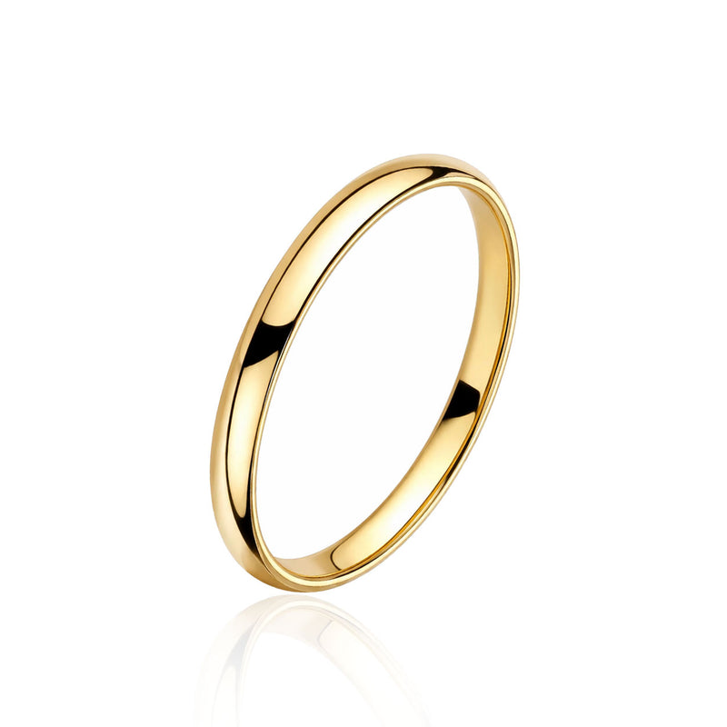 Gold rings - pair