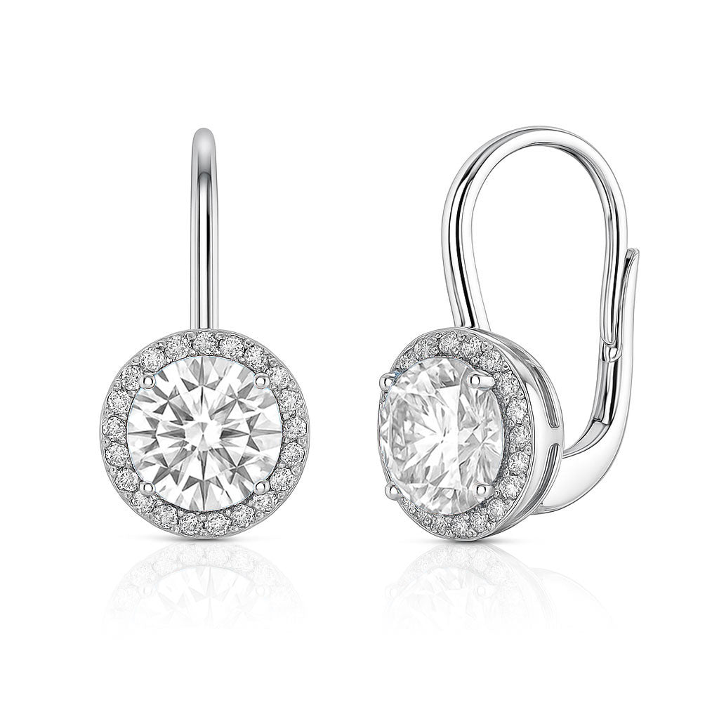 Silver earrings