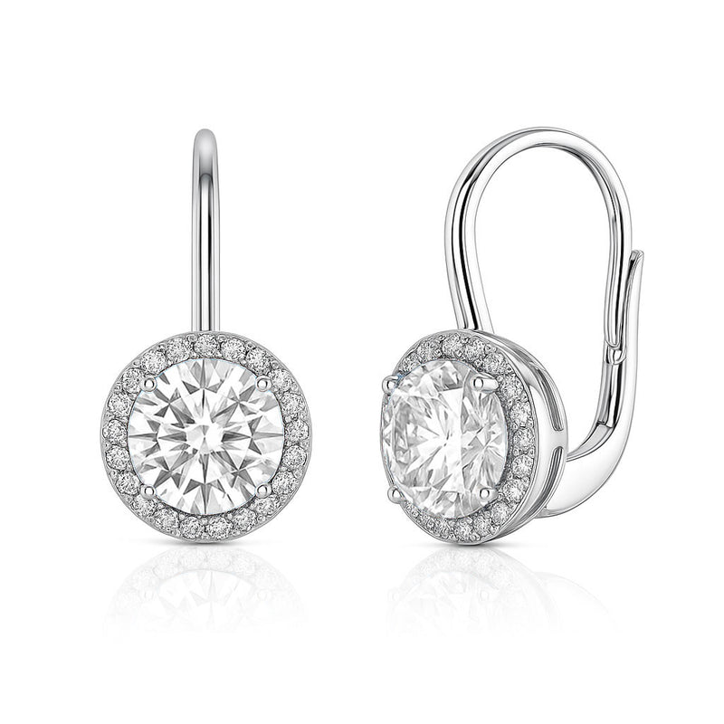 Silver earrings