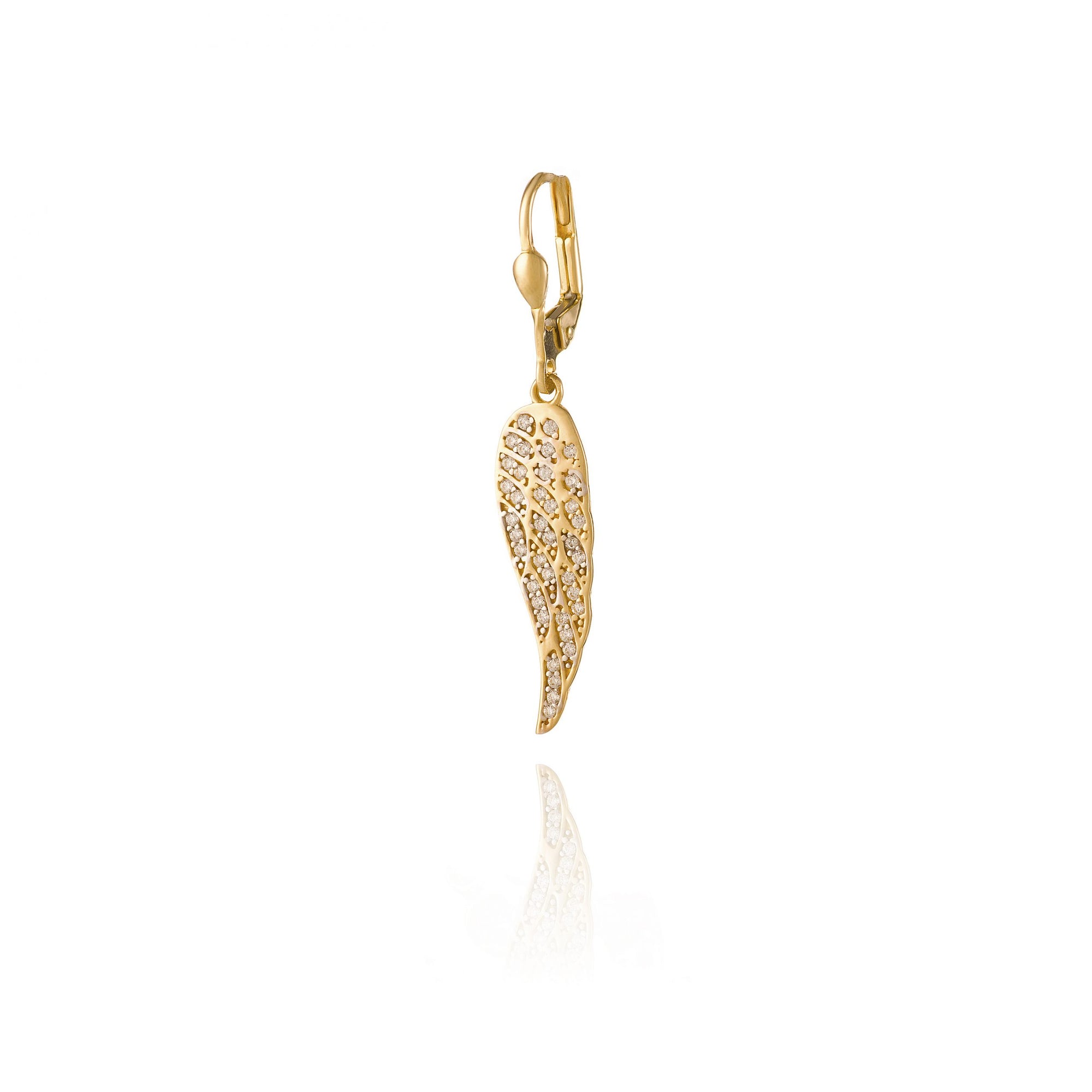 Gold earrings