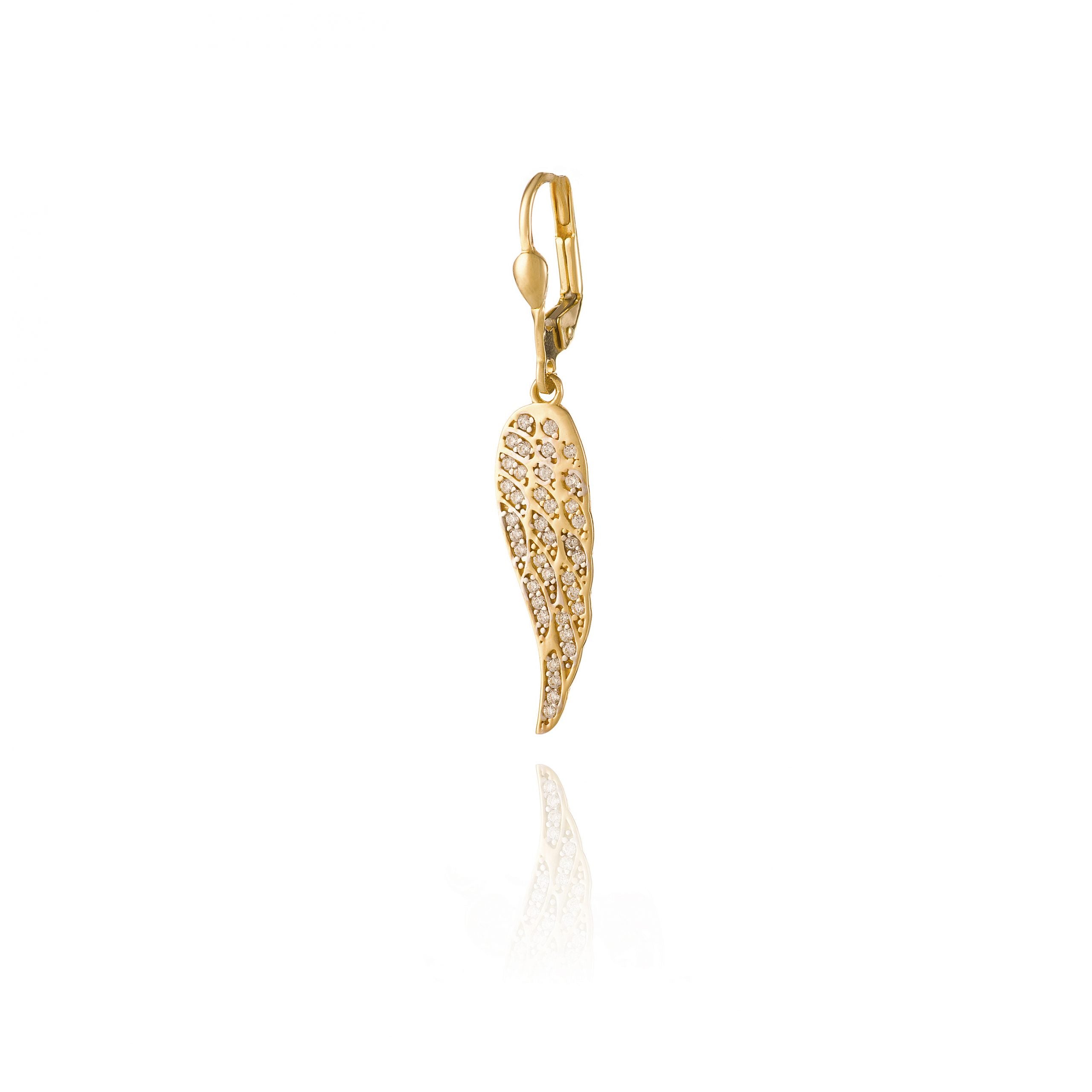 Gold earrings