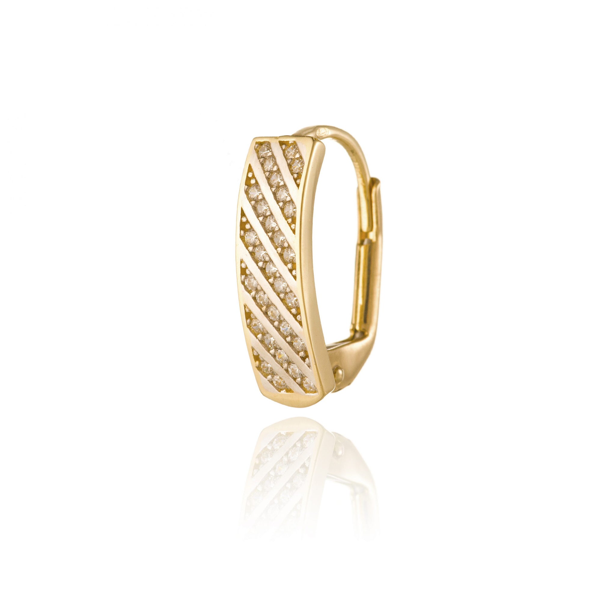 Gold earrings