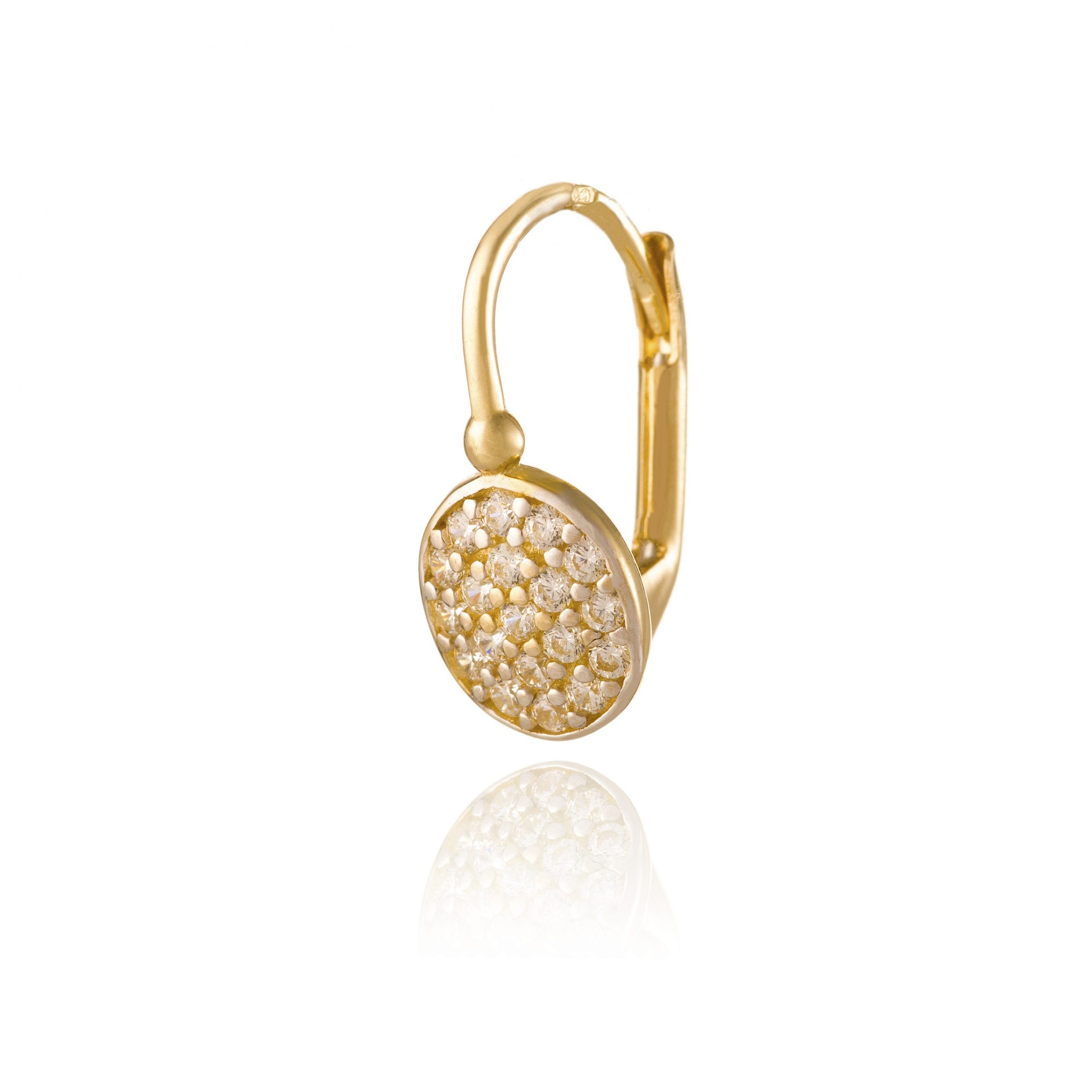 Gold earrings