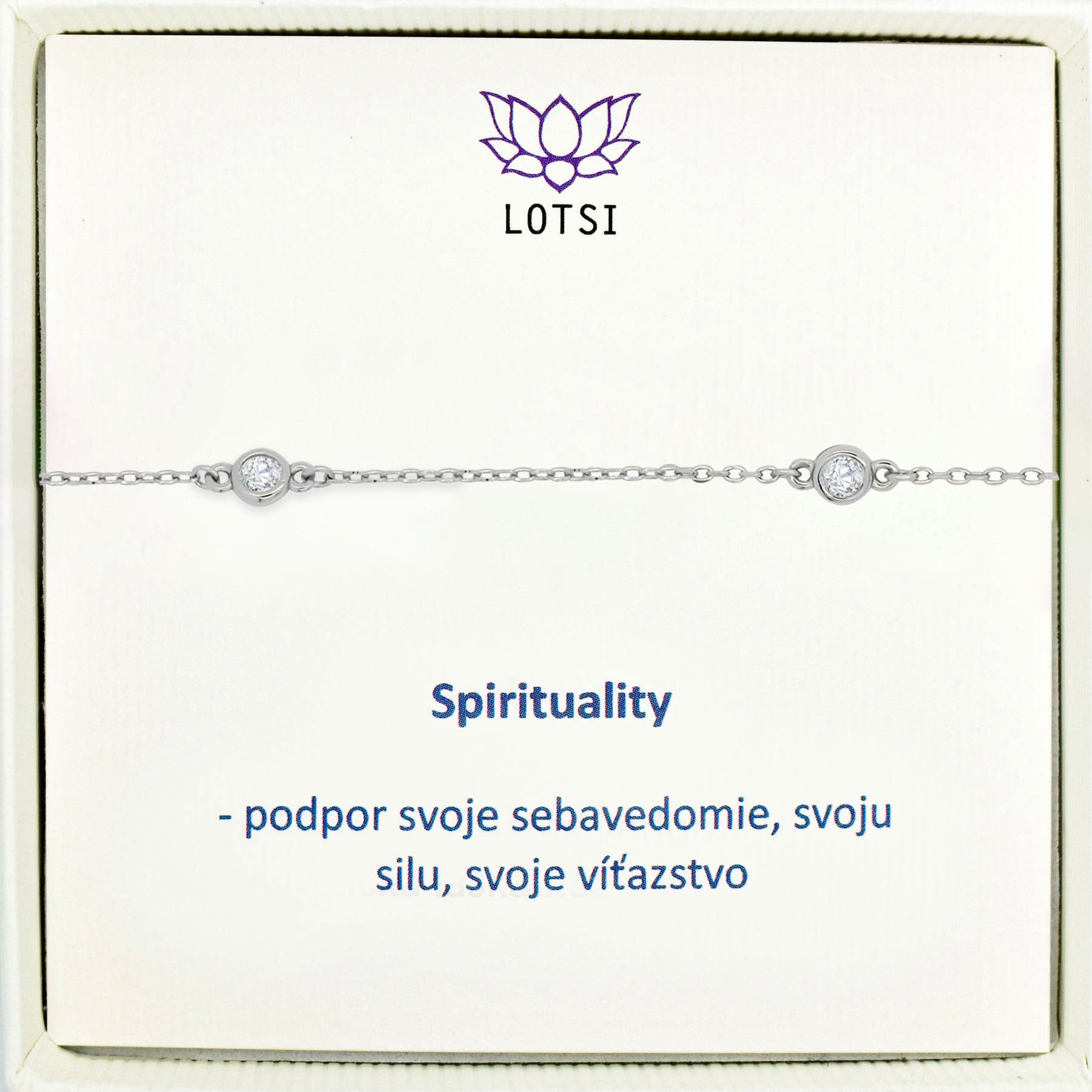 Silver anklet Spirituality