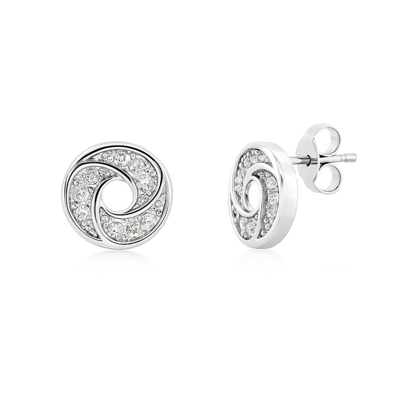 Silver earrings