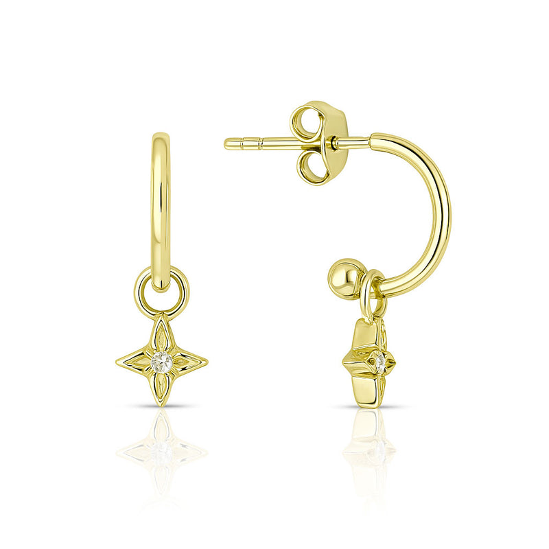 Silver earrings