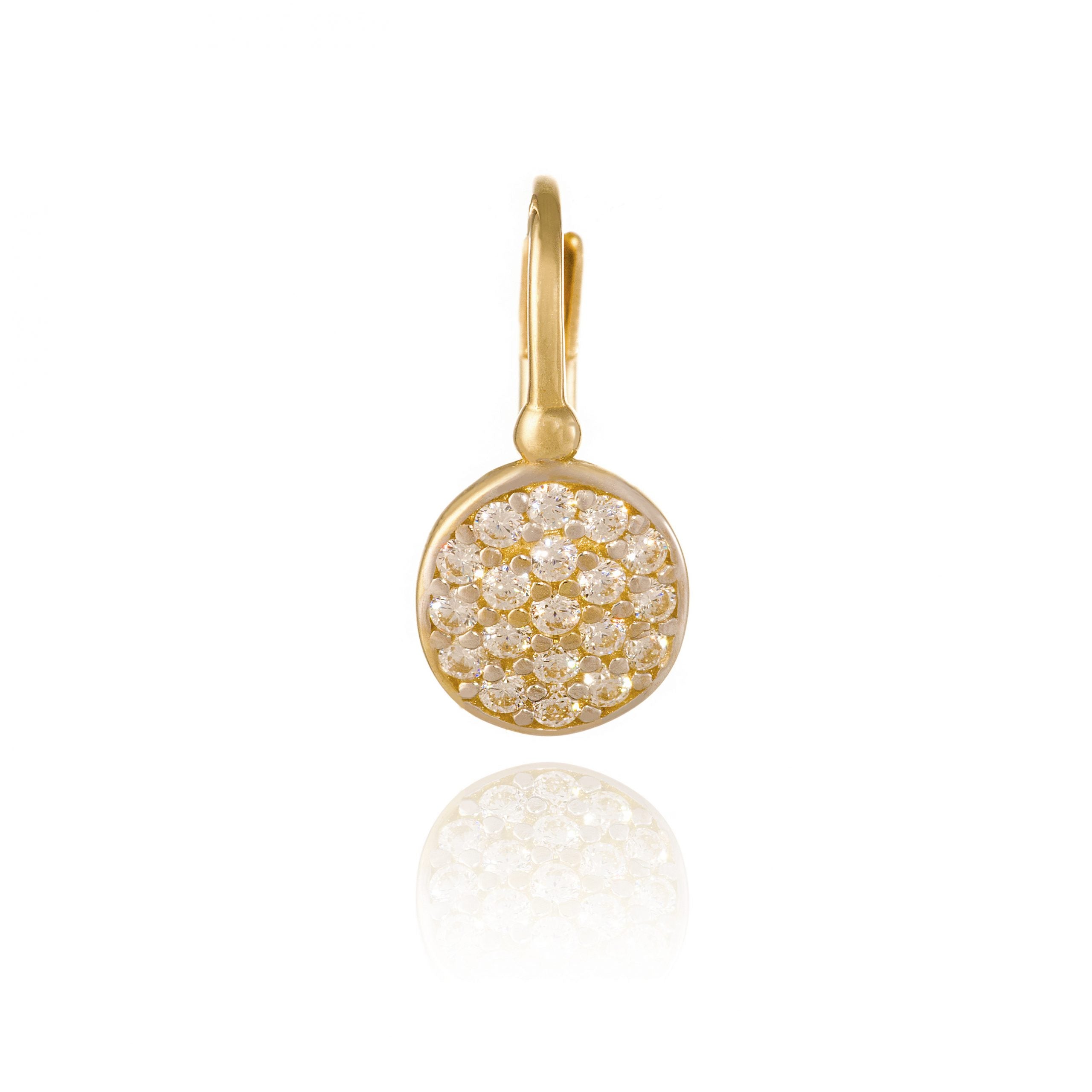 Gold earrings