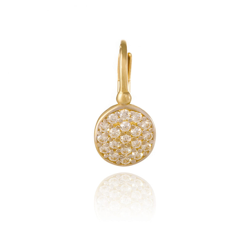 Gold earrings