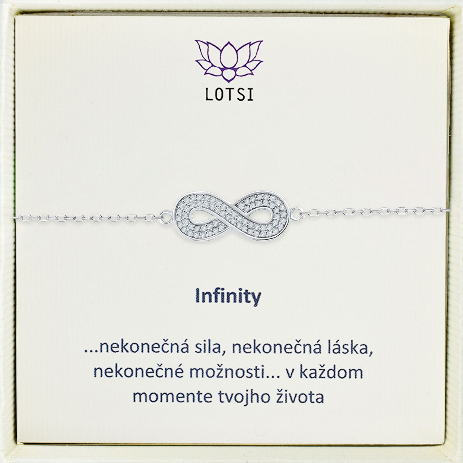 Silver Infinity Bracelet