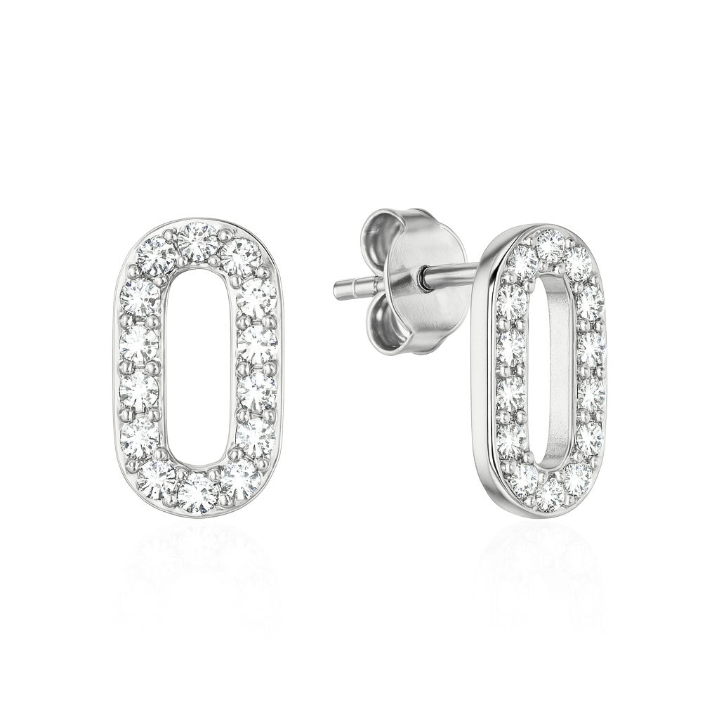 Silver earrings