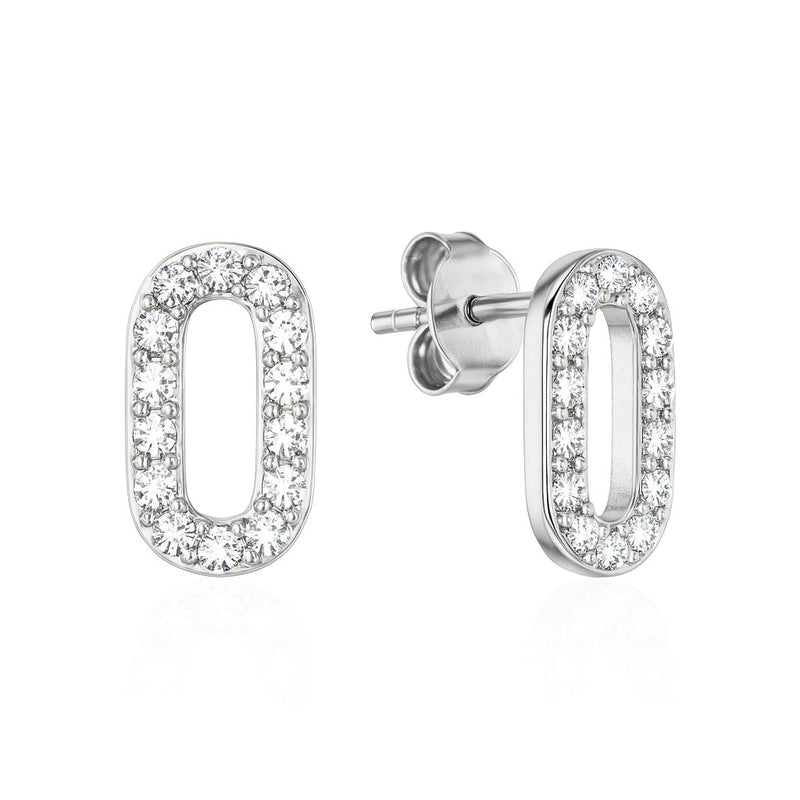 Silver earrings