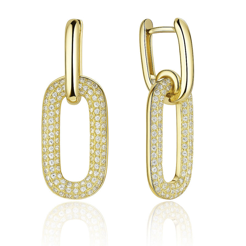 Silver earrings
