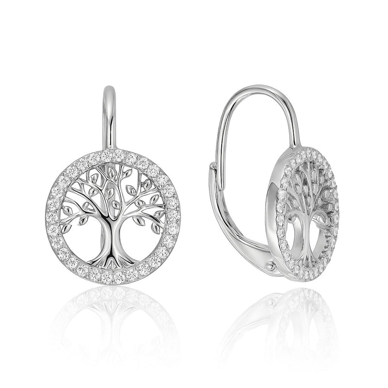 Silver earrings
