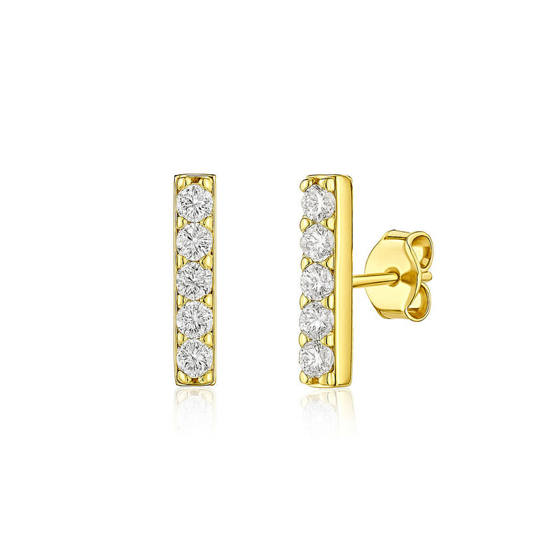 Silver earrings