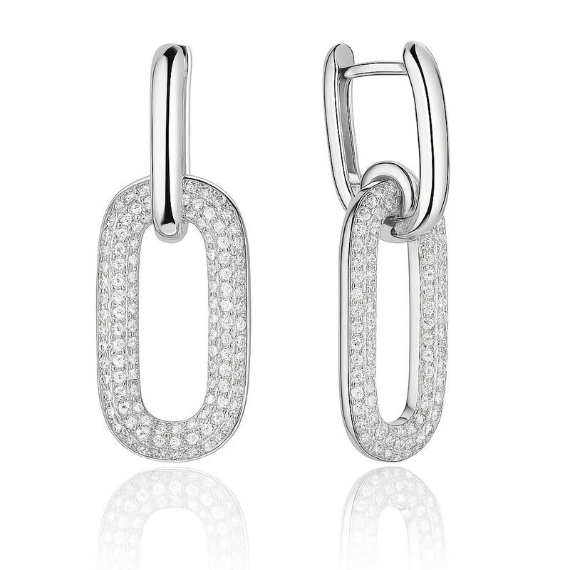 Silver earrings
