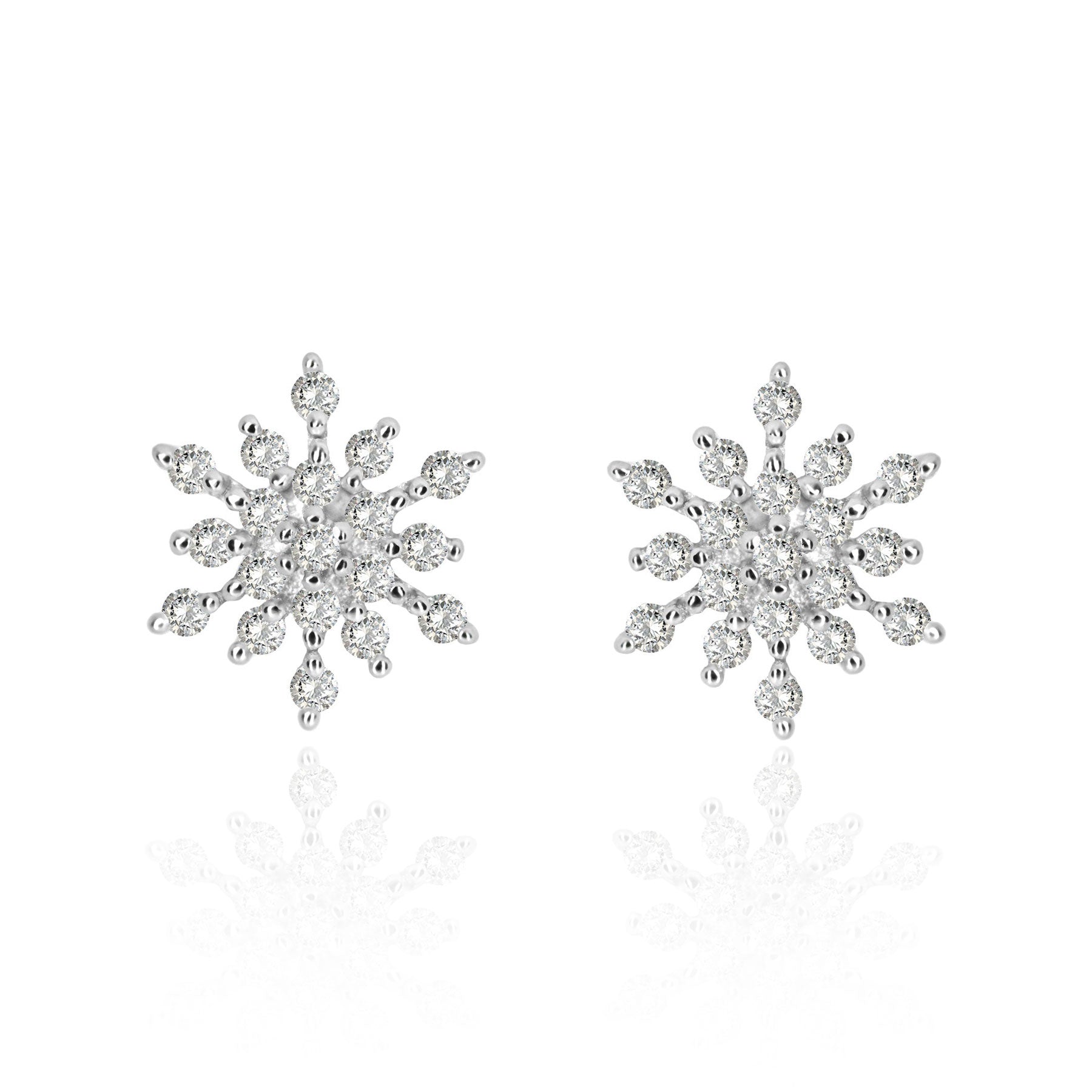 Silver earrings