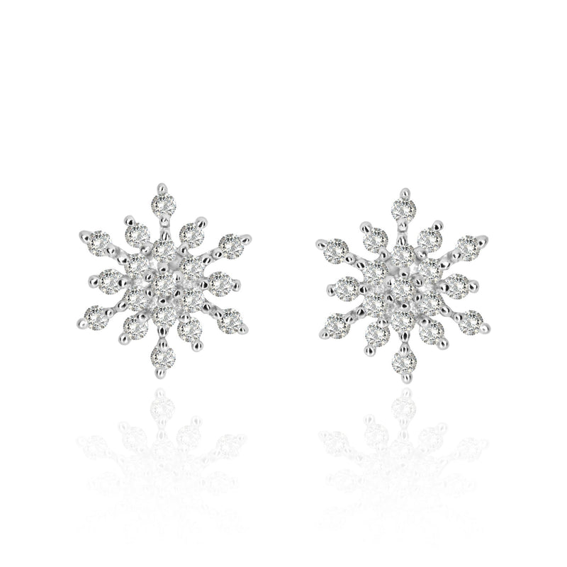 Silver earrings