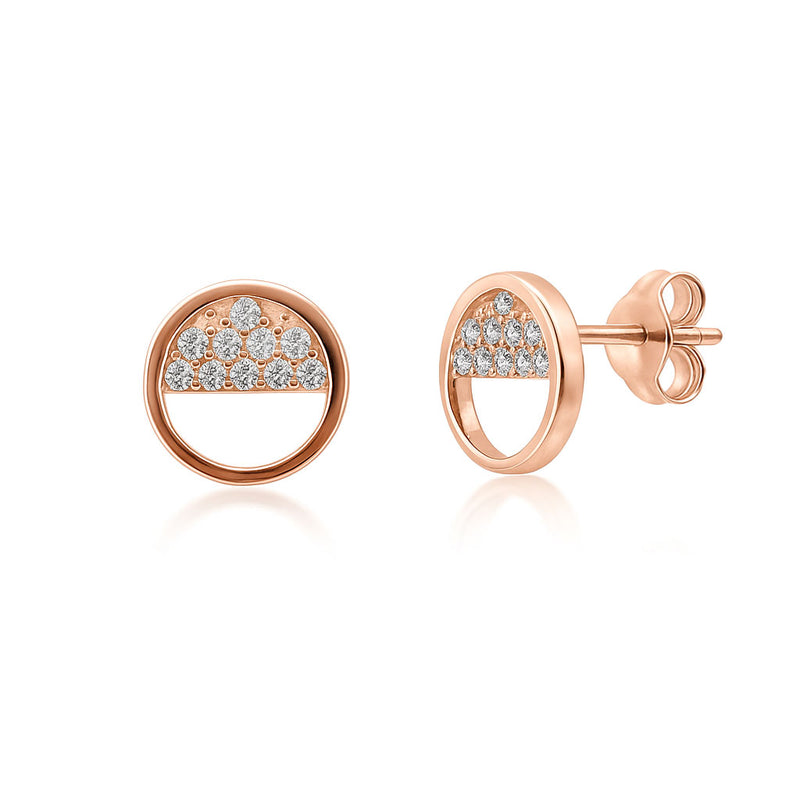 Silver earrings