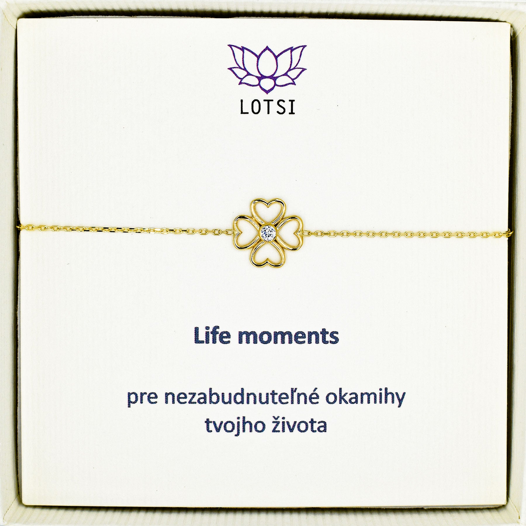 Goldarmband Life Moments