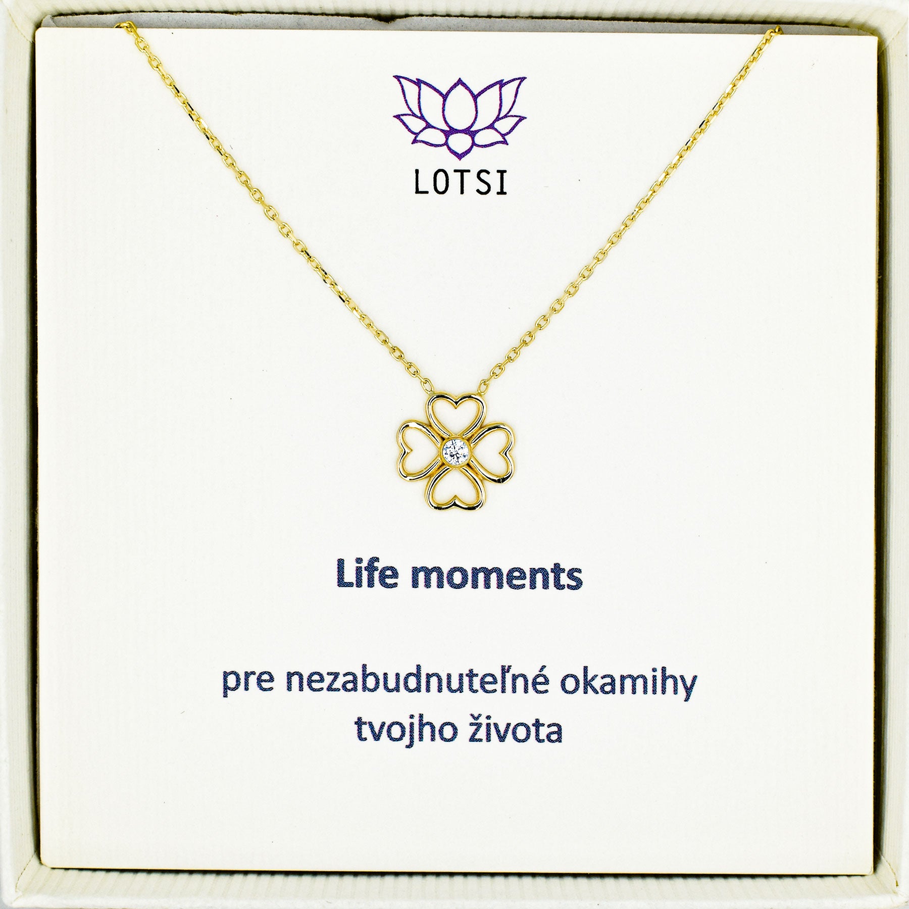 Life moments gold chain