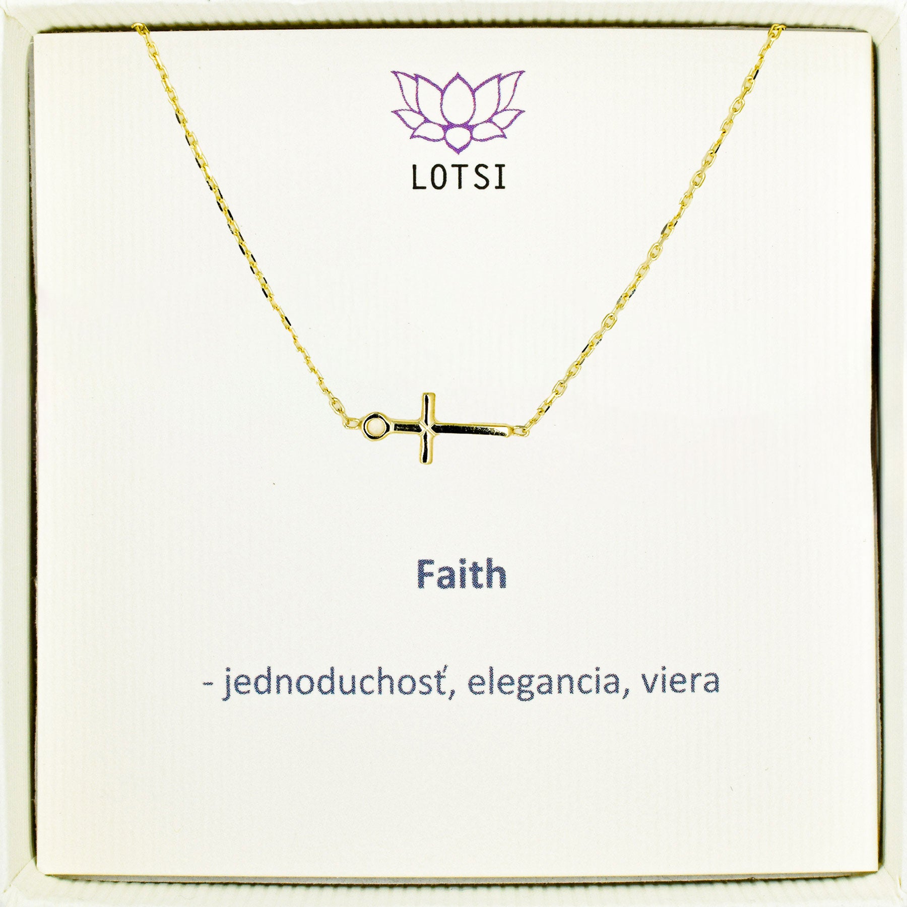 Goldkette Faith