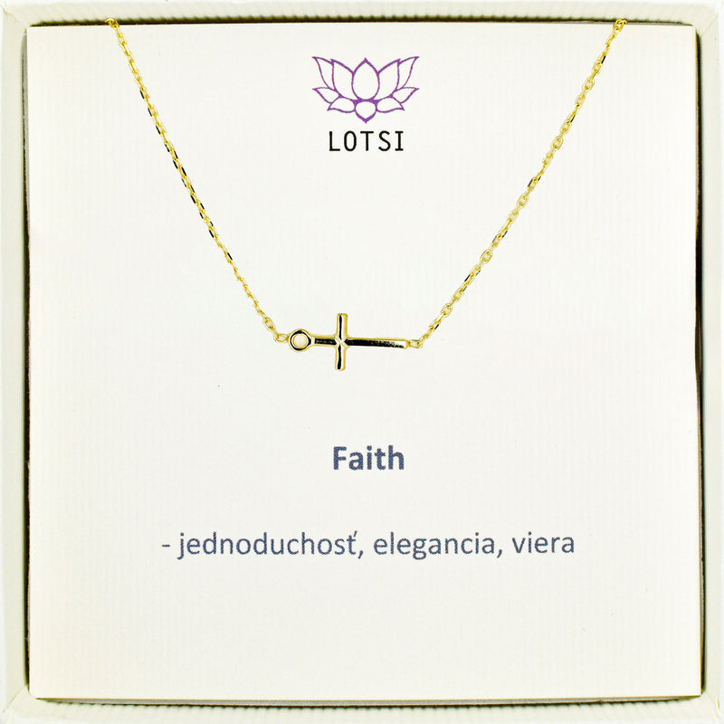 Faith gold chain