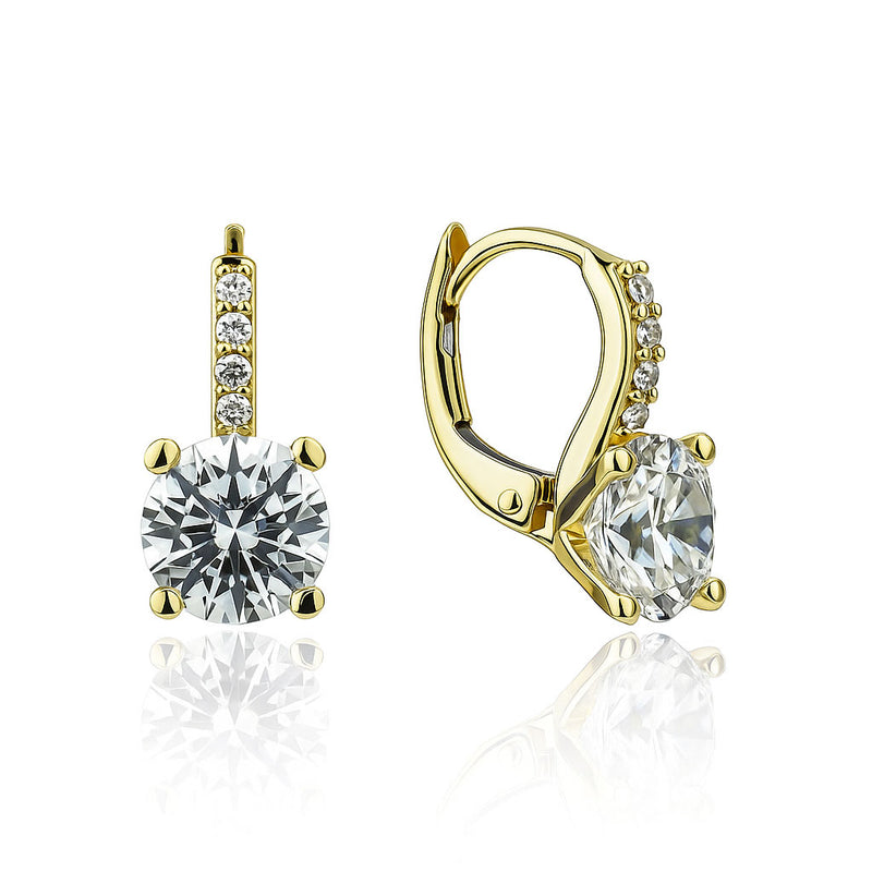 Gold earrings