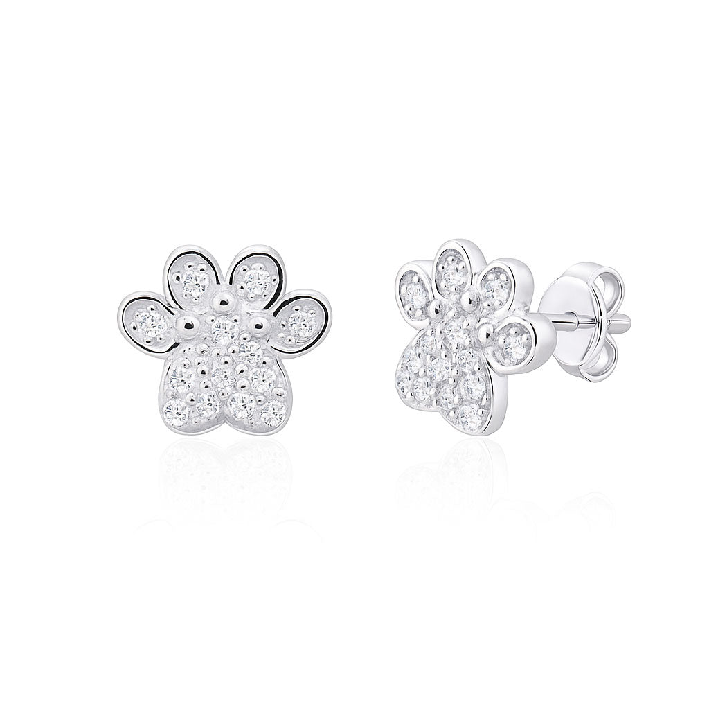 Silver earrings